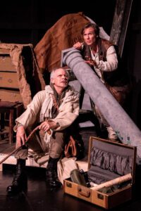 David Minton and Jesse Timmons in AN ILIAD at Live Arts Theater in Charlottesville